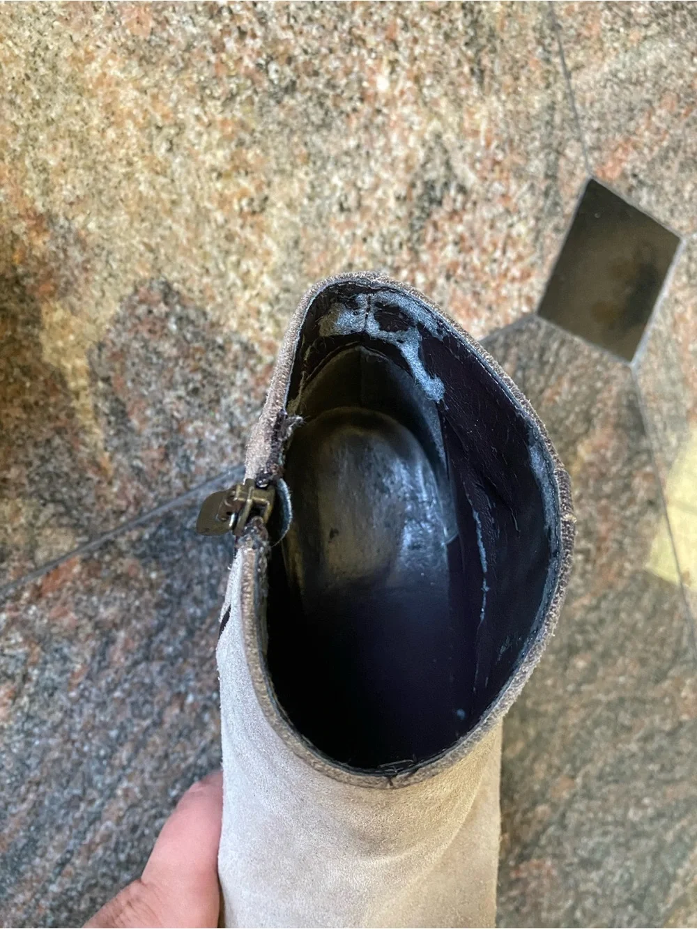 ALTERNATIVA Ankle boots, Grey, Size 7